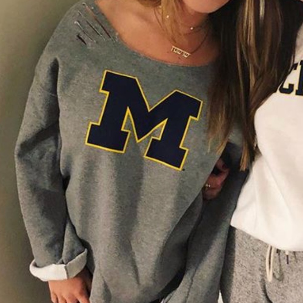 @snippedandstyled Michigan Sweatshirt